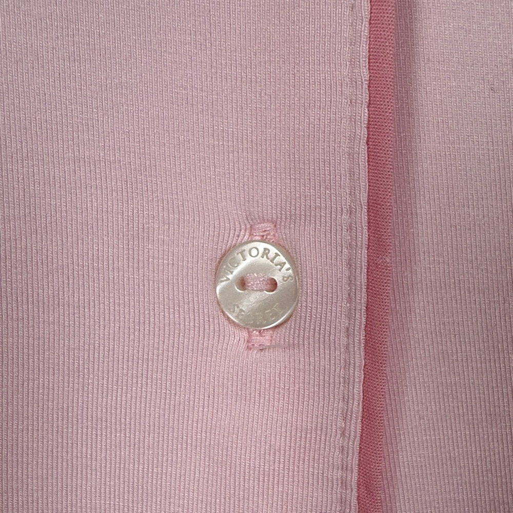 NWT Victoria’s Secret SoSoft Modal Pajama Set Pink Bow Long Sleeve Size L - Picture 8 of 15